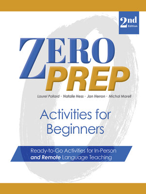 cover image of Zero Prep Activities for Beginners